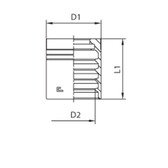 Муфта DN 38 2SN