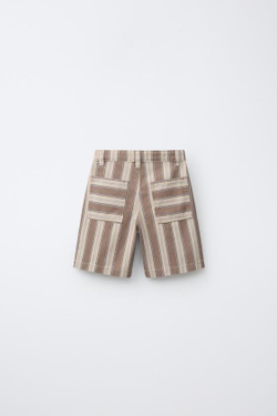 ZARA ШОРТЫ В ПОЛОСКУ, ПОЛОСКИ