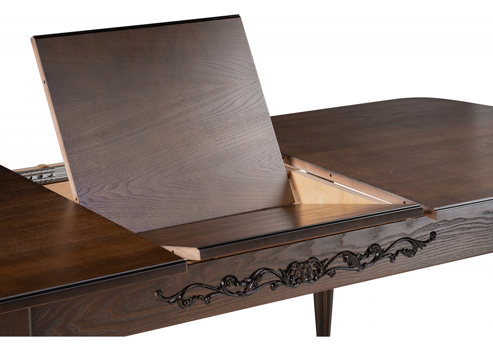 Стол деревянный Woodville Бевье орех темный, орех