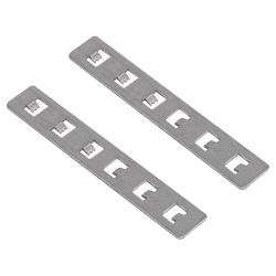 Коннектор ЭРА TRM-R20-C планка прямая для встраиваемого магнитного шинопровода NOVA TRM-R20/TRM-PC20 серебристый