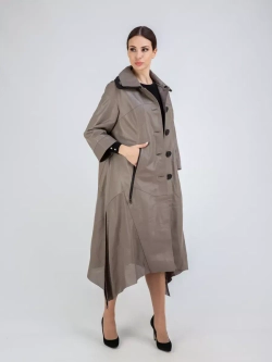 Плащ кожаный натуральный