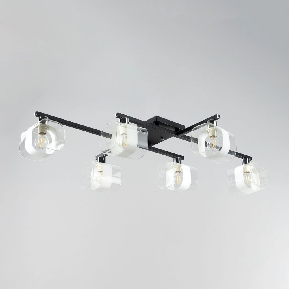 Citilux Вирта CL139165 Люстра потолочная Чёрная Матовая