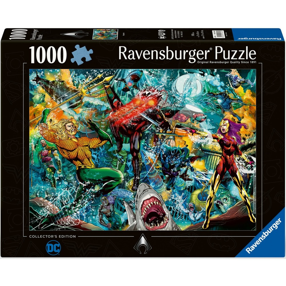 Пазл Ravensburger 013464 Аквамен DC Comics 1000 элементов 013464 — фото 1
