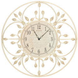 Часы настенные London Time большие Айвори