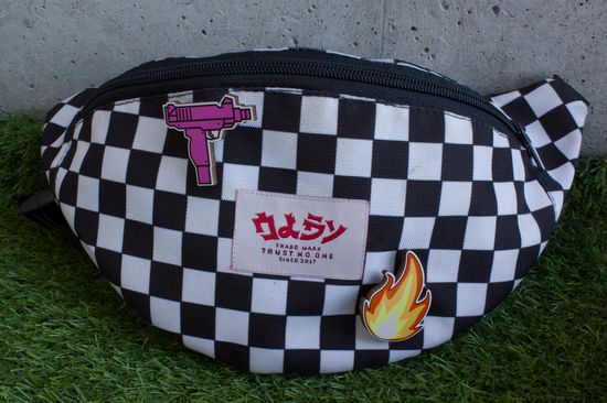 Значок деревянный (брошь) Огонь Тепло. Fire Pin