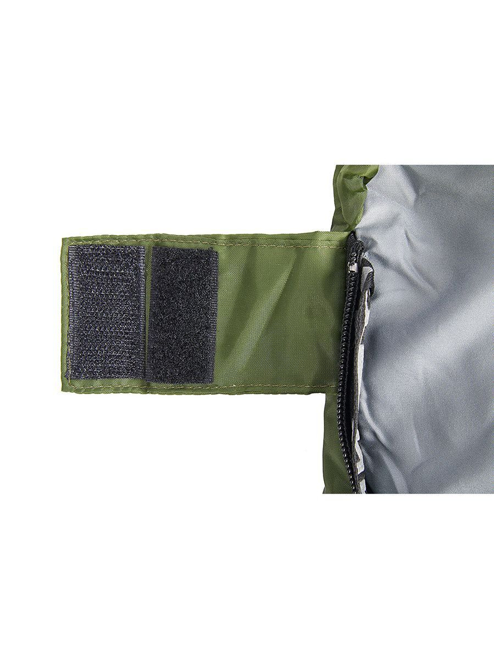 Спальный мешок-одеяло с капюшоном TauMANN Scout #R (молния справа), Подушка и компрессионный мешок в комплекте