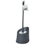 Комплект WC Stone (ершик + подставка) темный камень