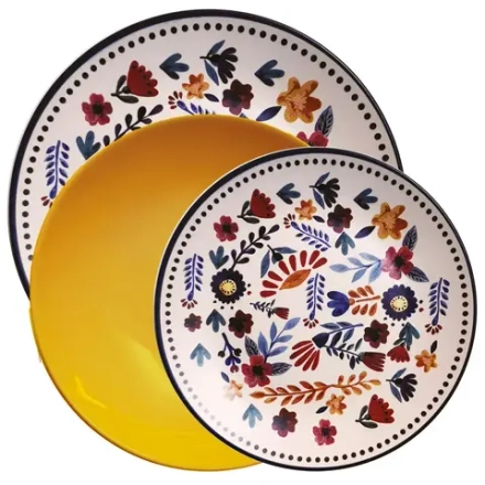 Rose&Tulipani Набор тарелок Live Constanza 18 штук (на 6 персон)