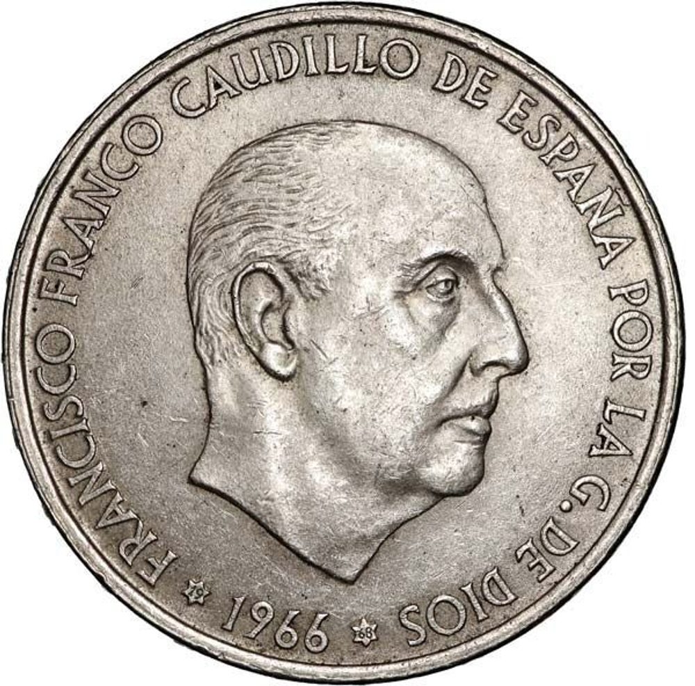 Spain 100 Pesetas 1966 – Francisco Franco "In the Stars", AU