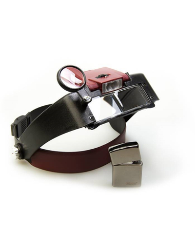 Лупа MG81007-A (налобная с подсветкой)