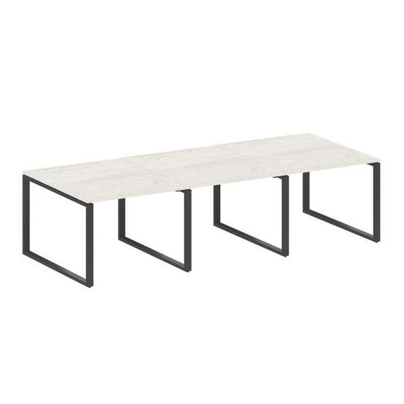 Метал Систем Переговорный стол (3 столешницы) на О-оразном м/к БО.ПРГ-3.1