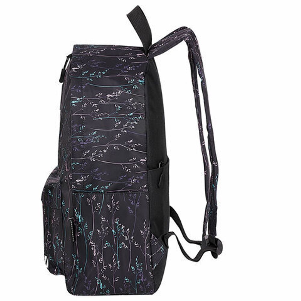 Рюкзак BRAUBERG POSITIVE универсальный, карман-антивор, "Flora", 42х28х14 см, 271682