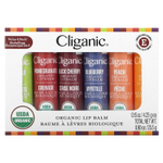 Cliganic, Набор органических бальзамов для губ, 6 упаковок, 4,25 г (0,15 унции)
