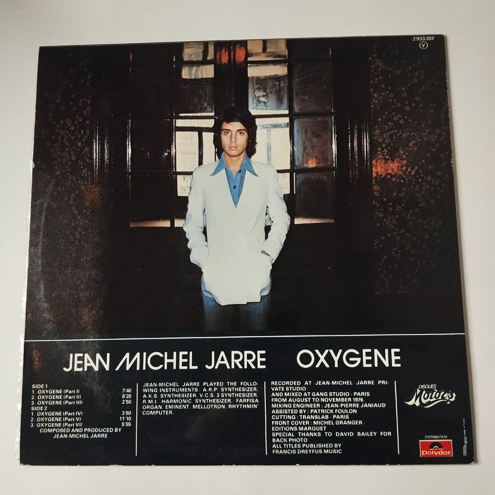 Винтажная виниловая пластинка LP Jean Michel Jarre Oxygene (France 1976) Motors