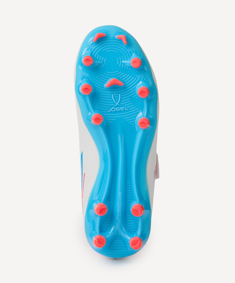 Бутсы футбольные Evofly FG Talant White/blue, детский