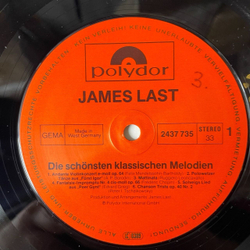 Винтажная виниловая пластинка LP Джеймс Ласт James Last Die Schonsten Klassischen Melodien (Germany 1980) Бокс Сет 3 LP