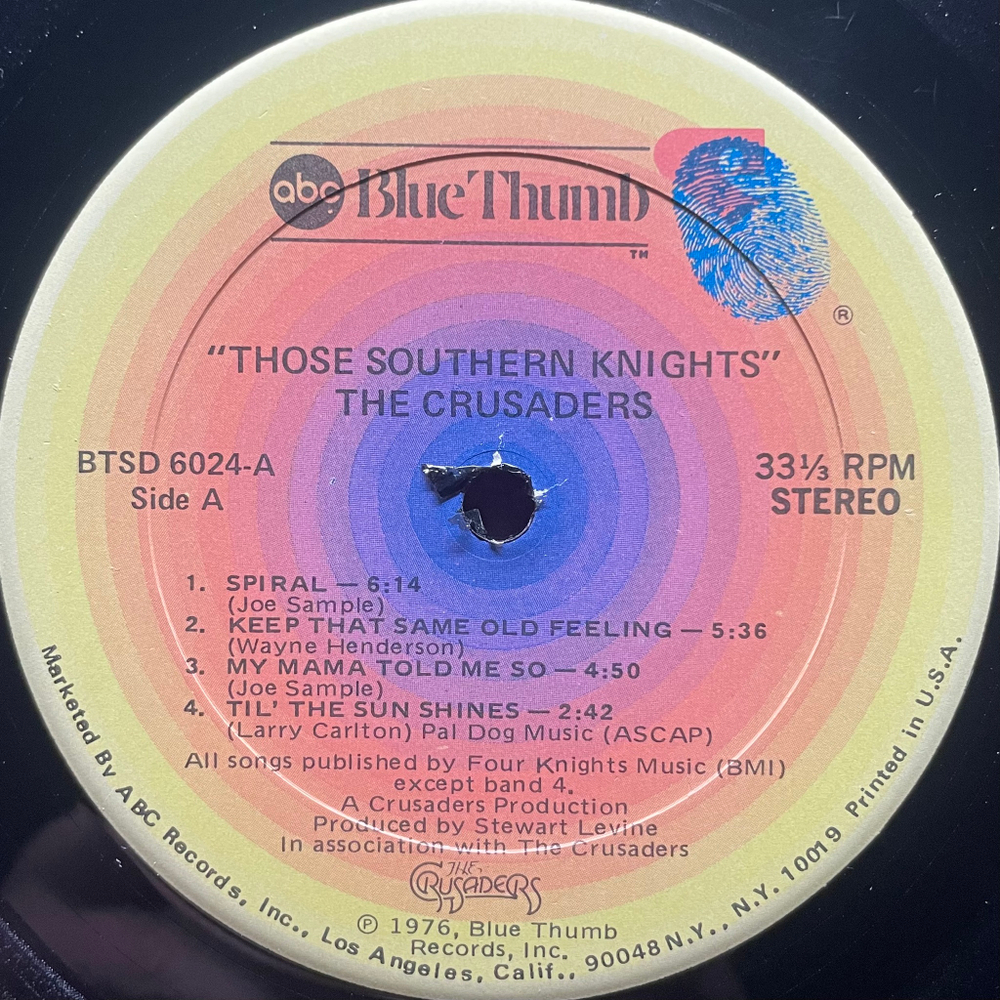 The Crusaders ‎– Those Southern Knights (США 1976г.)