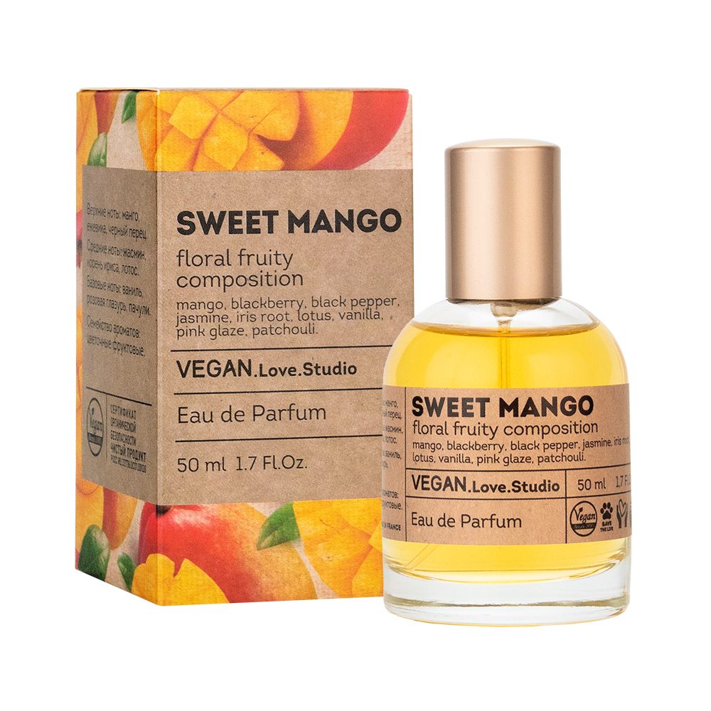 Вода парфюмерная Vegan Love Studio Sweet Mango (Веган Лав Студио Свит Манго) – 50ml for women