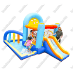 Батут для детей для дома "Веселая игра" 4*4*2,5 м