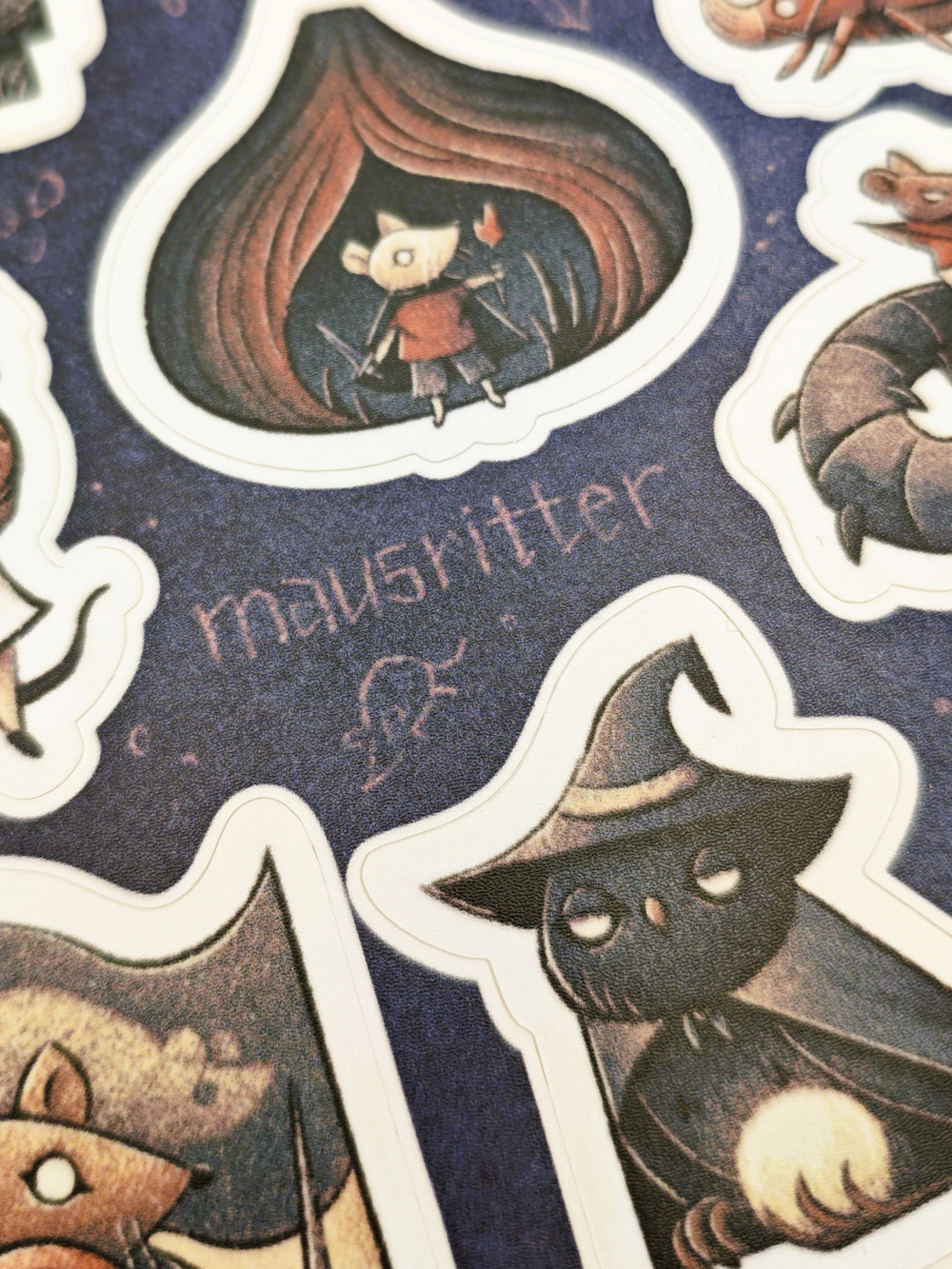 Стикерпак по вселенной НРИ Mausritter