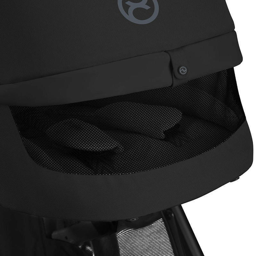 Коляска Cybex Talos S Lux BLK complete Cloud G Ocean Blue Plus 3 в 1 Moon Black с дождевиками