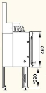 Каминная топка из чугуна JØTUL I 400 FLAT BP