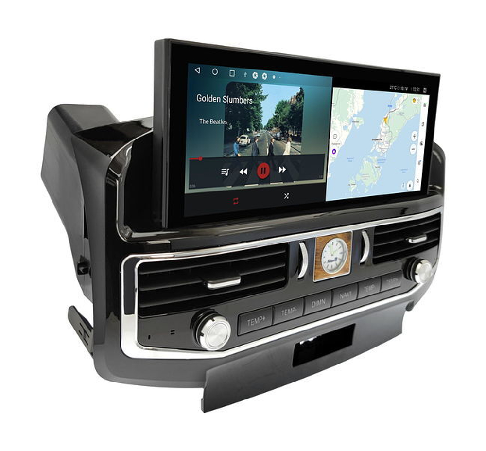 Автомагнитола LX Mode для Toyota Land Cruiser 2007 - 2015 (оптоволокно + камера 360)