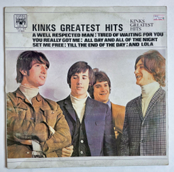 Винтажная виниловая пластинка LP The Kinks Greatest Hits (Canada 1971)