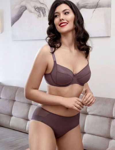 Классические трусы-слипы из мягкой микрофибры (Размер: 42) (Цвет: какао)