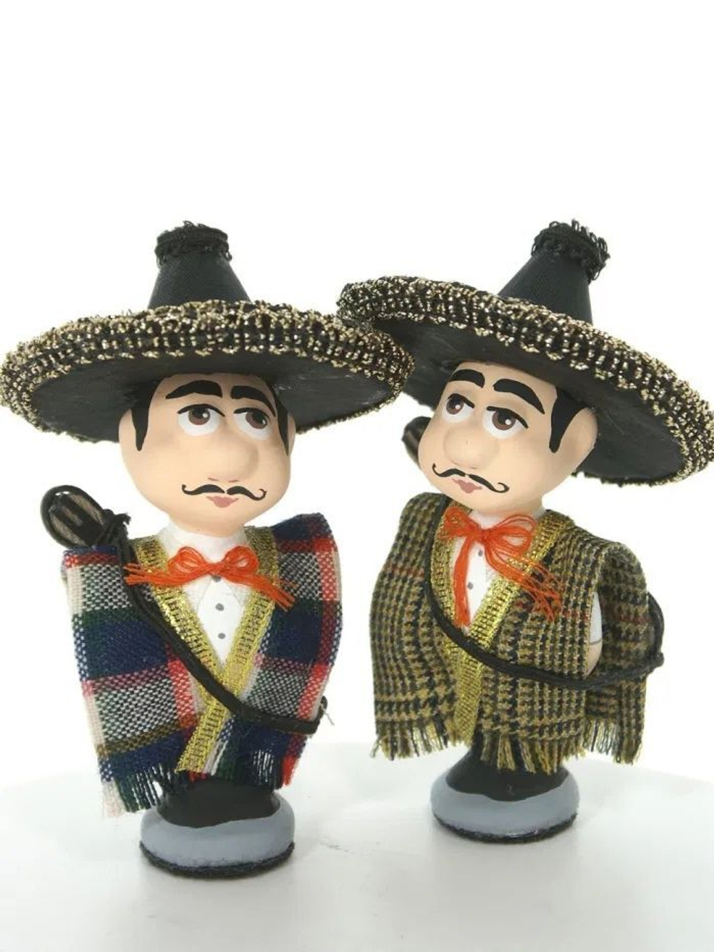 Кукла потешка Мексиканец. Игрушка фарфоровая ручной работы