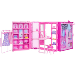 Barbie - Гардероб мечты куклы Барби с одеждой Wardrobe 3.0 + аксессуары HXD59 / артикул   HXD59  / GTIN 194735227402