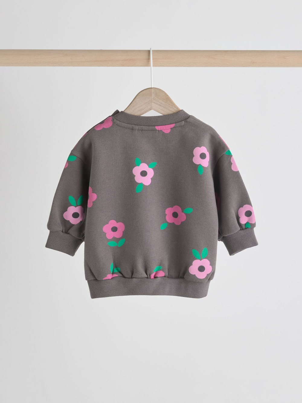 Свитшот и спортивные брюки в комплекте для малышей Next B77-493, Серый