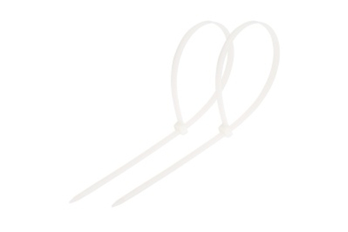 Хомуты нейлоновые белый 400х4,8мм (100шт/уп)