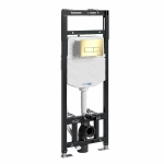 Инсталляция для унитаза WasserKraft Alme 15TLT.010.ME.PG03 кнопка золото глянец