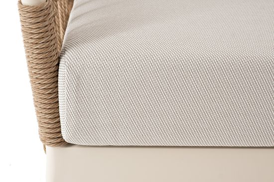 "Венеция" лаунж-зона из искусственного ротанга, цвет соломенный