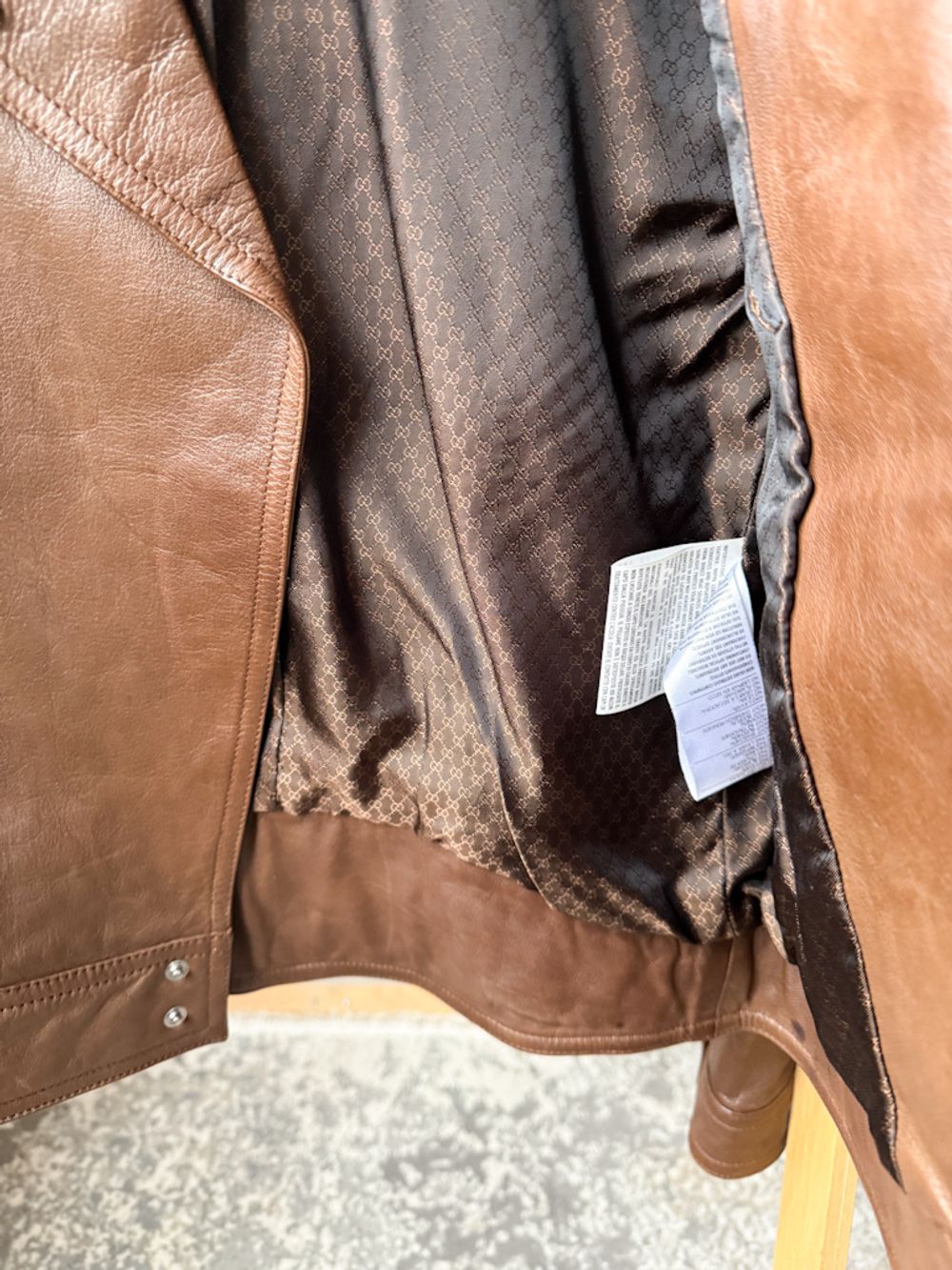 Кожаная куртка Gucci, 140