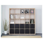 Стеллаж 25 ячеек - IKEA KALLAX, 147х147 см, под беленый дуб, КАЛЛАКС ИКЕА