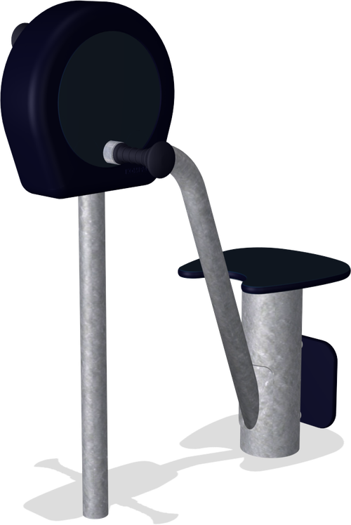 Ручной велосипед со знаком безопасности