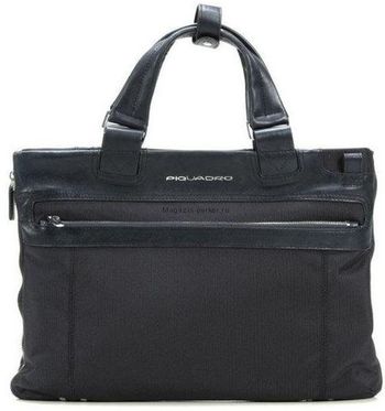 Сумка мужская Piquadro Link синяя кожа и ткань (CA1618LK/BLU2)