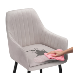 Стул на металлокаркасе Woodville на металлокаркасе Райнер MR -28, черный, ножки черные