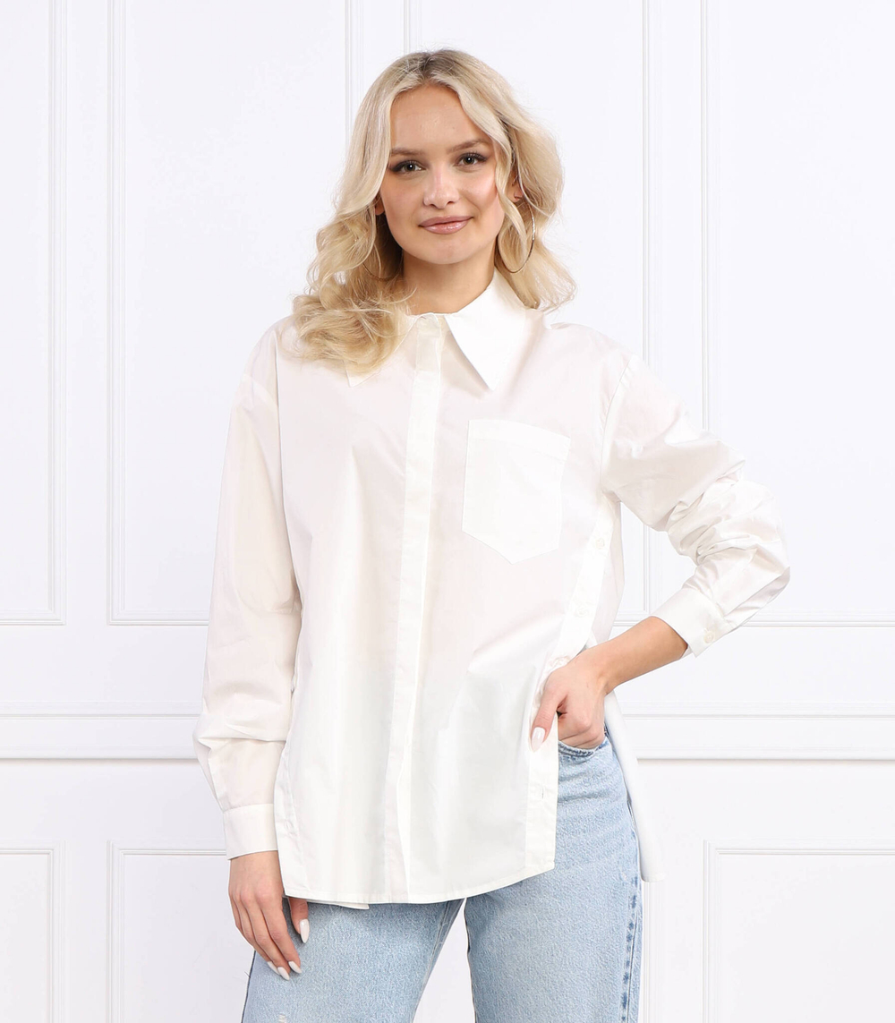 рубашка maion Silvian Heach - белый(GPP23385CA)