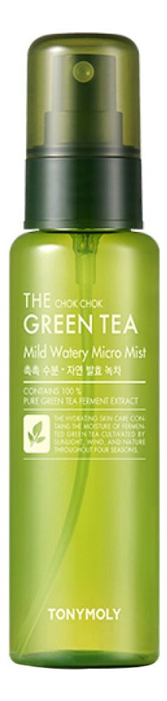 TONYMOLY Увлажняющий мист для лица с экстрактом зеленого чая - THE CHOK CHOK GREEN TEA Mild Watery Micro Mist, 50мл