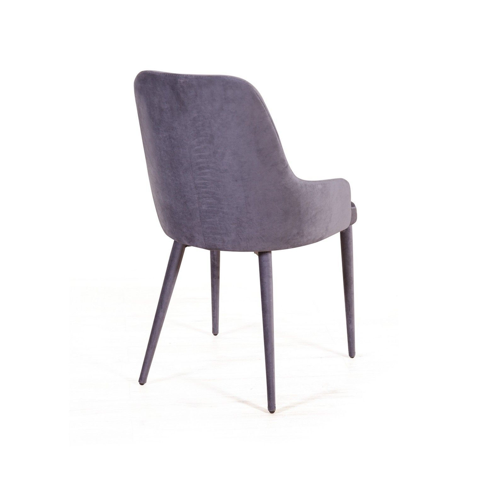 Стул Douglas ромб, бархат серый 27