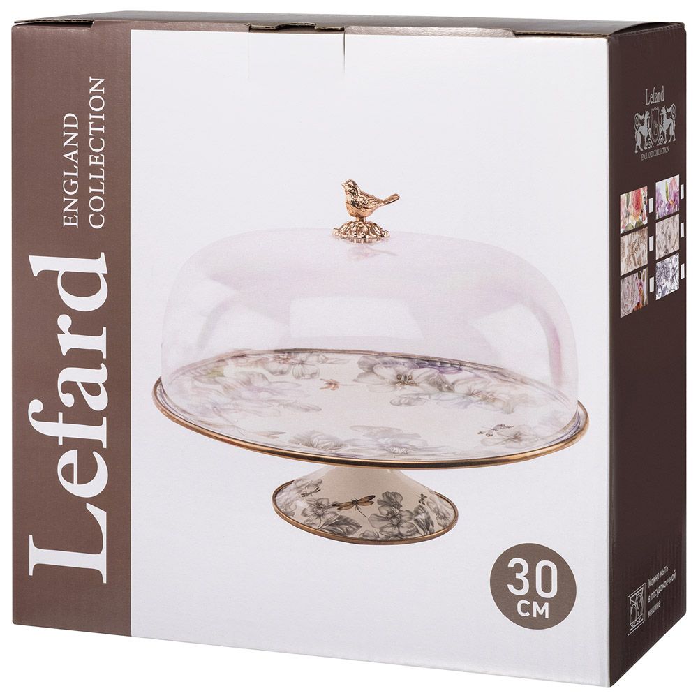 ТОРТОВНИЦА LEFARD С КРЫШКОЙ ДИА.30СМ