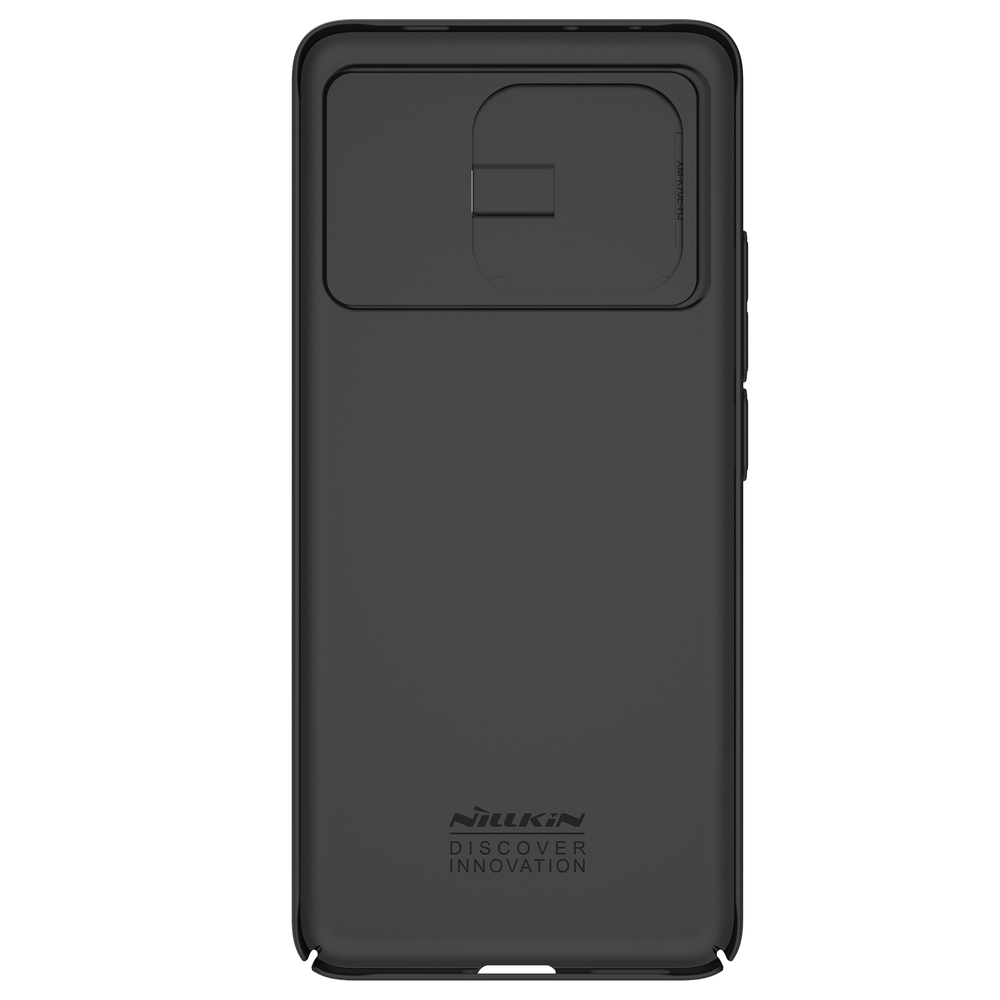 Чехол черного цвета для Xiaomi Poco X6 Pro 5G и Redmi K70E от Nillkin, серия CamShield Case с защитной шторкой для задней камеры