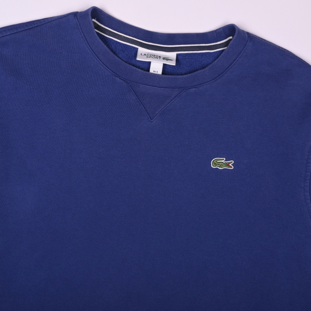 Синий базовый свитшот Lacoste, L