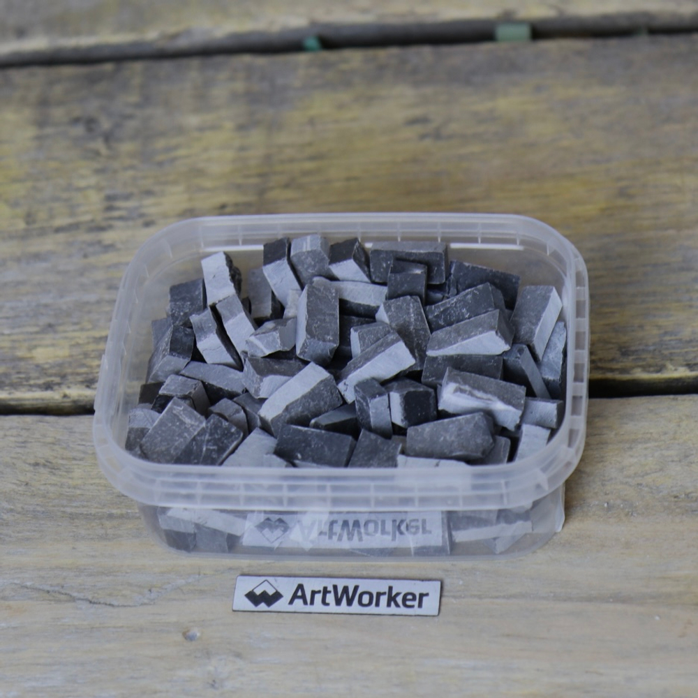 Натуральный камень колотый на модуль для мозаики