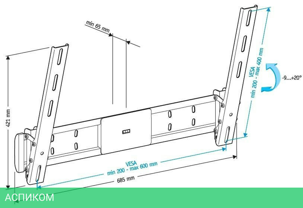 Кронштейн Holder LCD-T6609