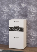 Тумба Авалон Чёрное стекло