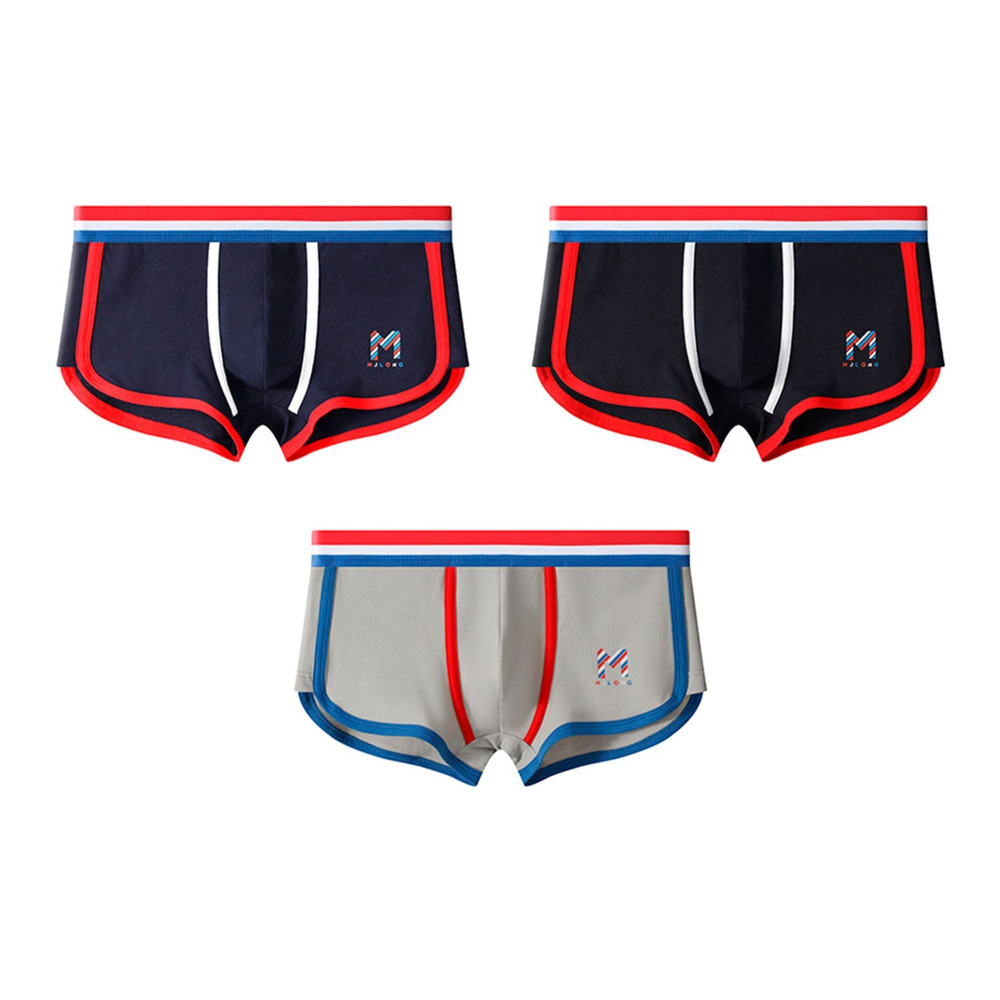 Набор из 3 мужских трусов-боксеров (Размер: XXL) (Цвет: разноцветный)